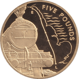 FIVE POUNDS SILVER PROOF 2006 JERSEY TRAIN COINS FLYING SCOTSMAN - Silver Proof - Cambridgeshire Coins