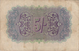FIVE SHILLINGS BRITISH ARMED FORCES ENGLISH BANKNOTE REF 953 - WORLD BANKNOTES - Cambridgeshire Coins