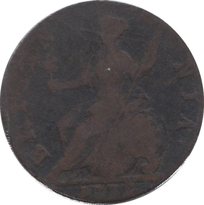 HALF PENNY 1772 (F) - HALFPENNY - Cambridgeshire Coins
