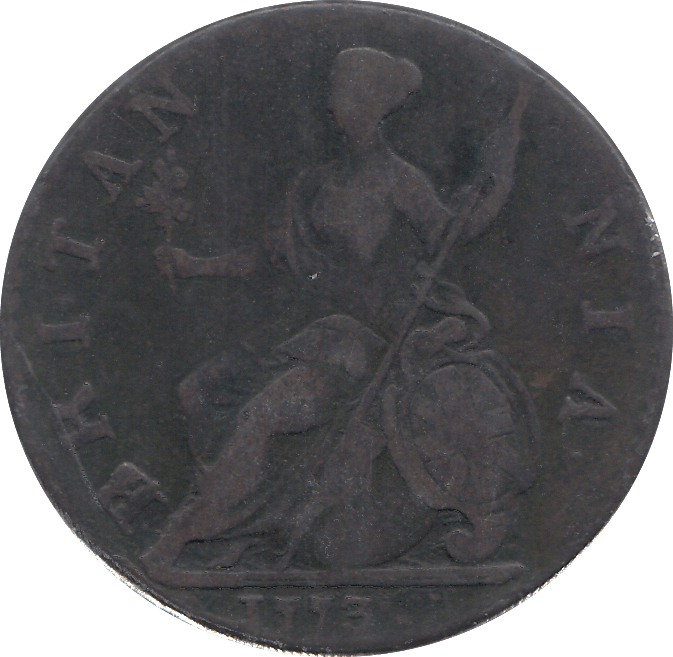 HALF PENNY 1773 (F) - HALFPENNY - Cambridgeshire Coins