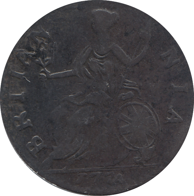 HALF PENNY 1774 (GF) - HALFPENNY - Cambridgeshire Coins