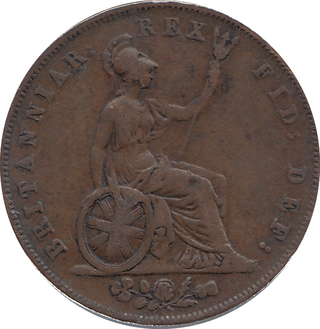 HALF PENNY 1826 (GVF) - HALFPENNY - Cambridgeshire Coins
