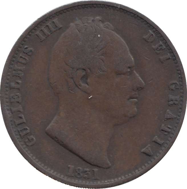HALF PENNY 1831 (VF) - HALFPENNY - Cambridgeshire Coins