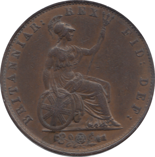 HALF PENNY 1834 (GVF) - HALFPENNY - Cambridgeshire Coins