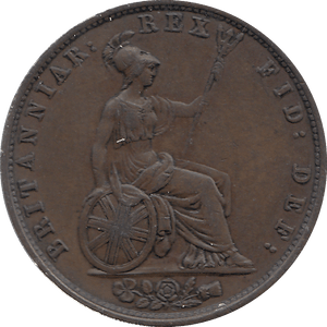 HALF PENNY 1837 (GVF) - HALFPENNY - Cambridgeshire Coins