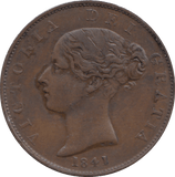 HALF PENNY 1841 (GVF) - HALFPENNY - Cambridgeshire Coins