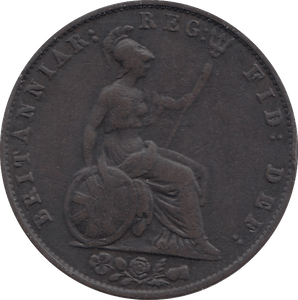 HALF PENNY 1843 (VF) - HALFPENNY - Cambridgeshire Coins