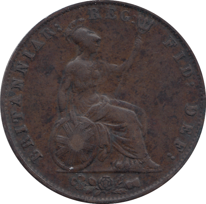 HALF PENNY 1844 (VF) - HALFPENNY - Cambridgeshire Coins