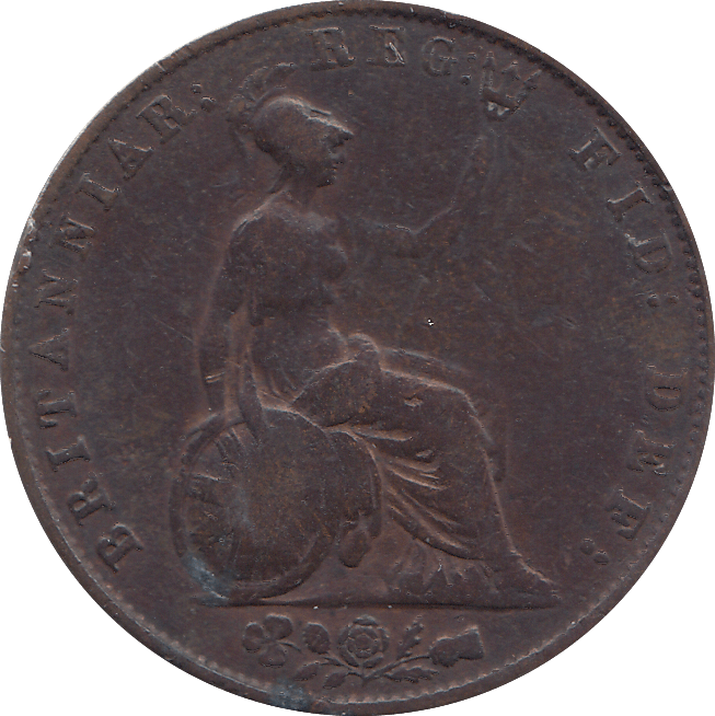 HALF PENNY 1846 (VF) - HALFPENNY - Cambridgeshire Coins