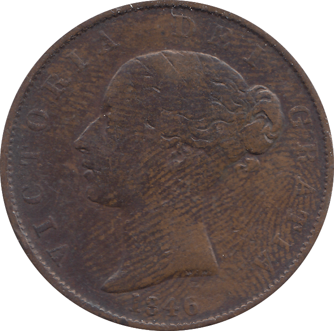 HALF PENNY 1846 (VF) - HALFPENNY - Cambridgeshire Coins
