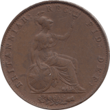 HALF PENNY 1853 (GVF) - HALFPENNY - Cambridgeshire Coins