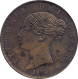 HALF PENNY 1854 (EF) - HALFPENNY - Cambridgeshire Coins