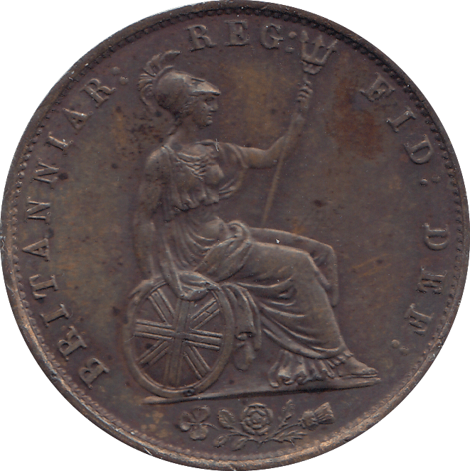 HALF PENNY 1854 (EF) - HALFPENNY - Cambridgeshire Coins
