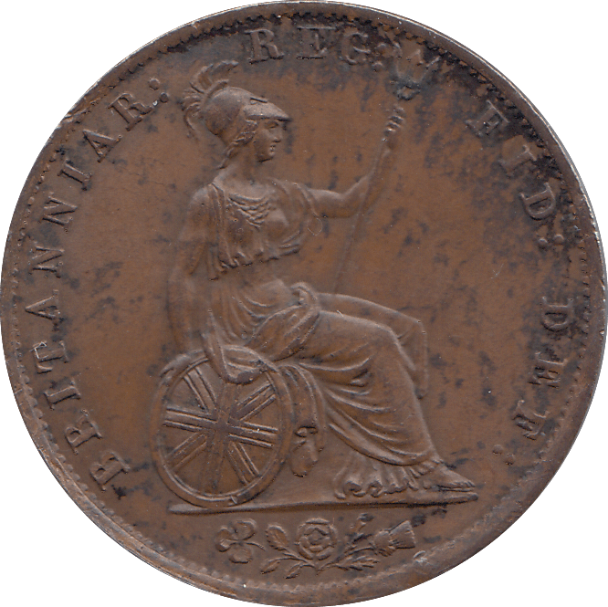 HALF PENNY 1855 (UNC) - H - Cambridgeshire Coins
