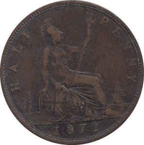 HALF PENNY 1872 - HALFPENNY - Cambridgeshire Coins