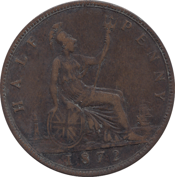 HALF PENNY 1872 - HALFPENNY - Cambridgeshire Coins
