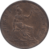 HALF PENNY 1877 - HALFPENNY - Cambridgeshire Coins