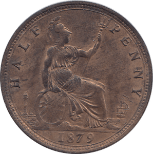 HALF PENNY 1879 - HALFPENNY - Cambridgeshire Coins