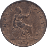 HALF PENNY 1879 - HALFPENNY - Cambridgeshire Coins