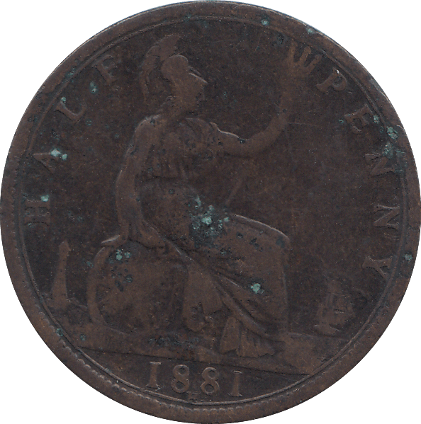 HALF PENNY 1881 H - HALFPENNY - Cambridgeshire Coins