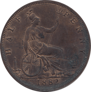HALF PENNY 1882 H - HALFPENNY - Cambridgeshire Coins