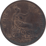 HALF PENNY 1882 H - HALFPENNY - Cambridgeshire Coins