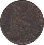 HALF PENNY 1883 - HALFPENNY - Cambridgeshire Coins