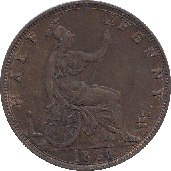 HALF PENNY 1884 - HALFPENNY - Cambridgeshire Coins