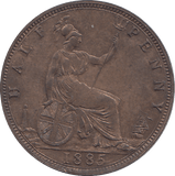 HALF PENNY 1885 - HALFPENNY - Cambridgeshire Coins
