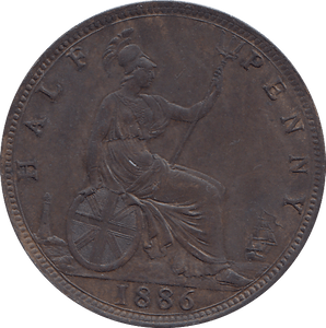 HALF PENNY 1886 - HALFPENNY - Cambridgeshire Coins