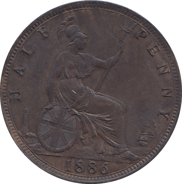 HALF PENNY 1886 - HALFPENNY - Cambridgeshire Coins