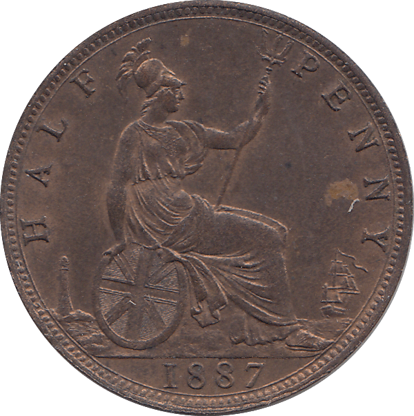 HALF PENNY 1887 - HALFPENNY - Cambridgeshire Coins