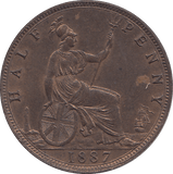 HALF PENNY 1887 - HALFPENNY - Cambridgeshire Coins