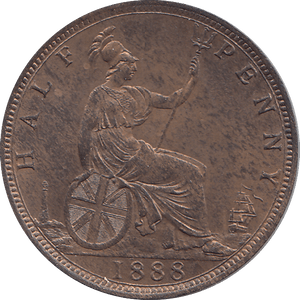 HALF PENNY 1888 - H - Cambridgeshire Coins