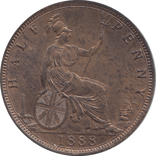 HALF PENNY 1888 - H - Cambridgeshire Coins