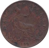 HALF PENNY 1892 - HALFPENNY - Cambridgeshire Coins