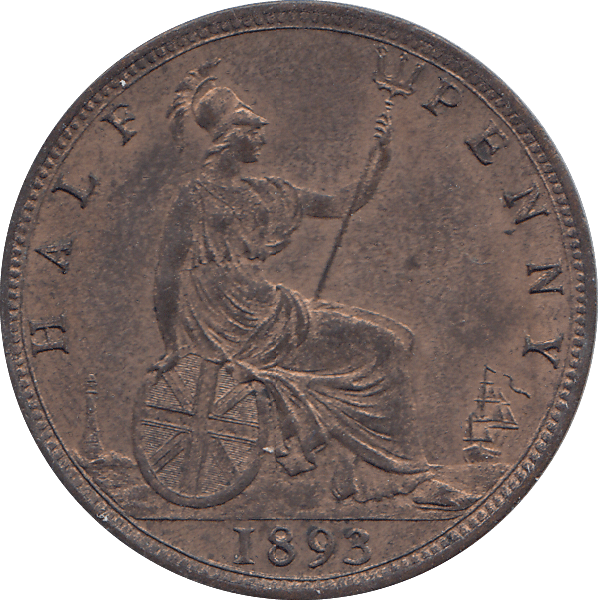 HALF PENNY 1893 - HALFPENNY - Cambridgeshire Coins