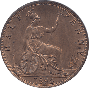 HALF PENNY 1894 - HALFPENNY - Cambridgeshire Coins