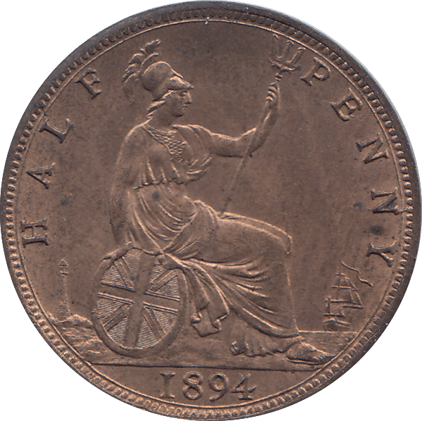 HALF PENNY 1894 - HALFPENNY - Cambridgeshire Coins