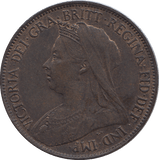 HALF PENNY 1895 - HALFPENNY - Cambridgeshire Coins