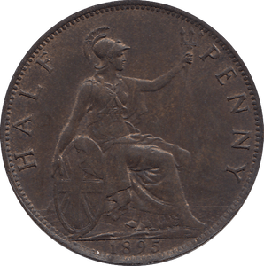 HALF PENNY 1895 - HALFPENNY - Cambridgeshire Coins