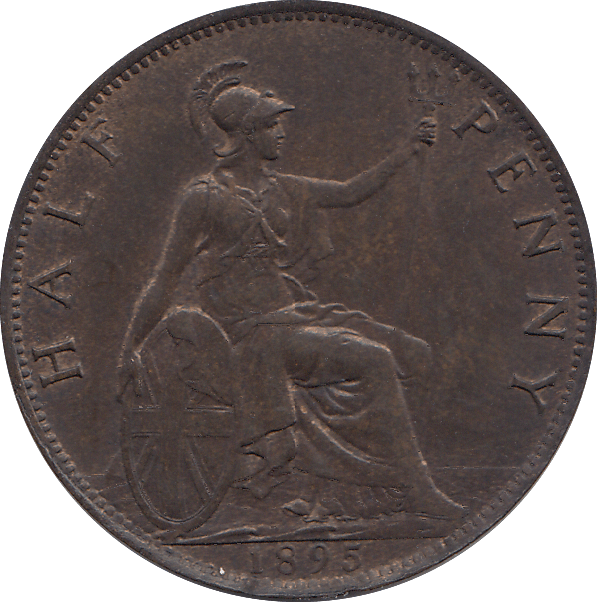 HALF PENNY 1895 - HALFPENNY - Cambridgeshire Coins