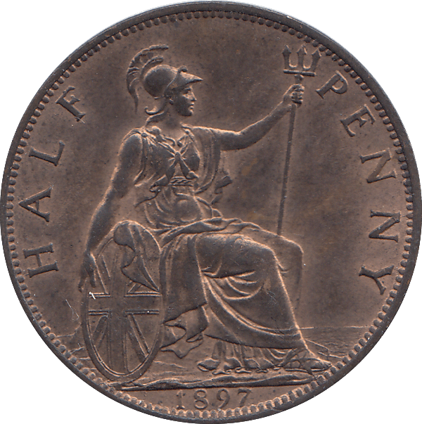 HALF PENNY 1897 - Cambridgeshire Coins