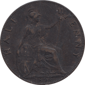 HALF PENNY 1898 - HALFPENNY - Cambridgeshire Coins