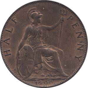 HALF PENNY 1900 - HALFPENNY - Cambridgeshire Coins