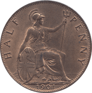 HALF PENNY 1901 - HALFPENNY - Cambridgeshire Coins