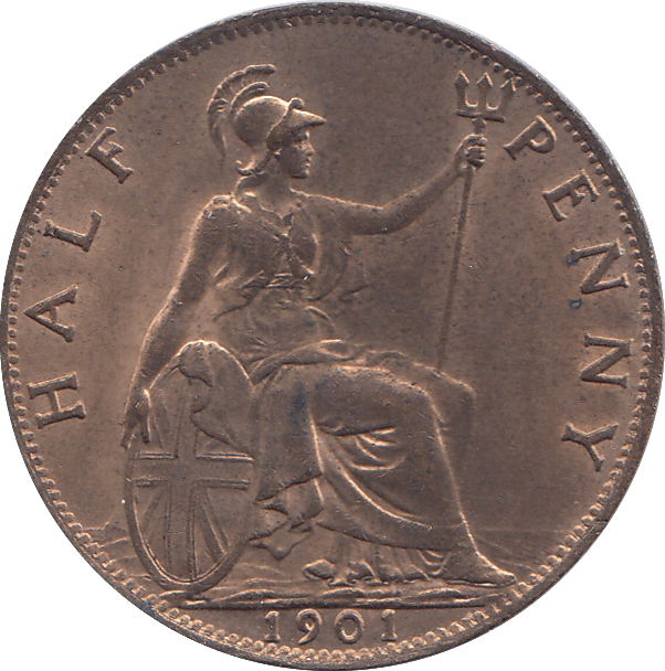 HALF PENNY 1901 - HALFPENNY - Cambridgeshire Coins