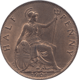 HALF PENNY 1901 - HALFPENNY - Cambridgeshire Coins