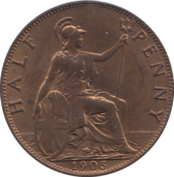 HALF PENNY 1905 - HALFPENNY - Cambridgeshire Coins