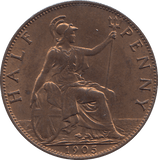 HALF PENNY 1905 - HALFPENNY - Cambridgeshire Coins